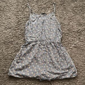 Flower buttoned summer jumper